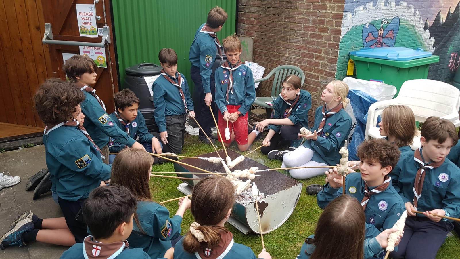 Scouts learn to make Dampers